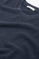 Maglia girocollo chicco di riso navy-Dan John