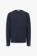 Maglia girocollo chicco di riso navy-Dan John