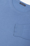 Maglia girocollo cotone azzurro-Dan John