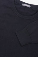 Maglia girocollo cotone blu-Dan John