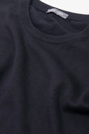 Maglia girocollo cotone blu-Dan John