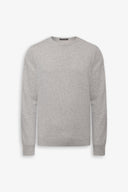 Maglia girocollo cotone grigio-Dan John