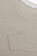 Maglia girocollo effetto melange sabbia-Dan John