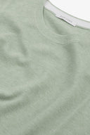 Maglia girocollo effetto melange salvia-Dan John
