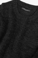 Maglia girocollo lambswool antracite-Dan John