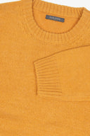 Maglia girocollo lambswool ocra-Dan John