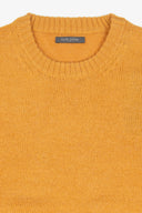 Maglia girocollo lambswool ocra-Dan John