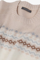 Maglia girocollo nordic panna-Dan John