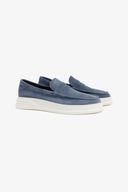 Mocassino Penny suede denim-Dan John