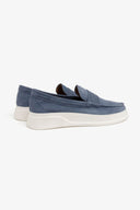 Mocassino Penny suede denim-Dan John