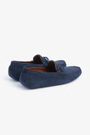 Mocassino driver scamosciato blu-Dan John