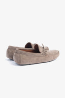 Mocassino driver scamosciato taupe-Dan John