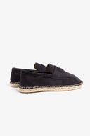 Mocassino ecosuede blu