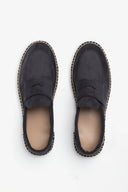 Mocassino ecosuede blu