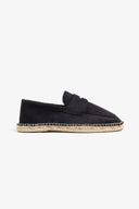 Mocassino ecosuede blu