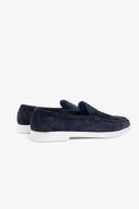 Mocassino scamosciato blu-Dan John