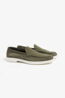 Mocassino scamosciato verde-Dan John