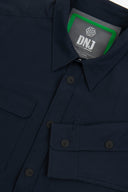 Overshirt in ripstop tecnica DNJ blu-Dan John