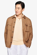 Overshirt tecnica tabacco