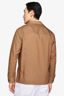 Overshirt tecnica tabacco
