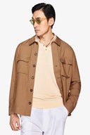 Overshirt tecnica tabacco