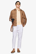 Overshirt tecnica tabacco