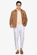 Overshirt tecnica tabacco