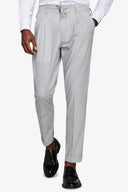 Pantalaccio da abito melange grigio chiaro-Dan John