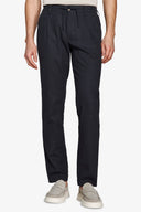 Pantalaccio misto lino navy