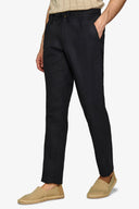 Pantalaccio misto lino nero-Dan John