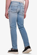 Pantaloni 5 tasche denim blu chiaro-Dan John