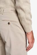 Pantalone chino gabardina stretch beige-Dan John