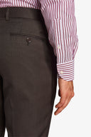 Pantalone da abito occhio di pernice marrone-Dan John