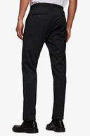 Pantalone in jersey stretch microfantasia blu-Dan John