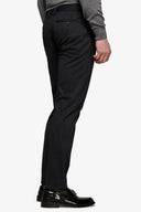 Pantalone in jersey stretch microfantasia nero-Dan John