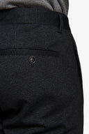 Pantalone in jersey stretch microfantasia nero-Dan John