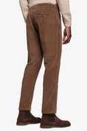 Pantalone in velluto millerighe old castagna-Dan John