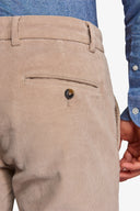 Pantalone in velluto millerighe old tortora-Dan John