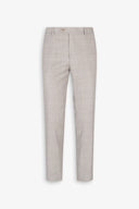 Pantaloni da abito Principe di Galles tortora