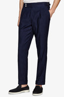 Pantaloni da abito denim scuro-Dan John