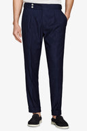 Pantaloni da abito denim scuro-Dan John