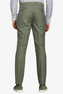 Pantaloni da abito fiammati verde-Dan John