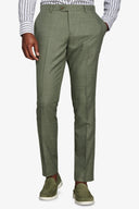 Pantaloni da abito fiammati verde-Dan John