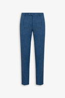 Pantaloni da abito in tela fiammata royal-Dan John