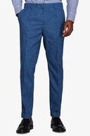 Pantaloni da abito in tela fiammata royal-Dan John