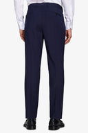 Pantaloni da abito overcheck blu-Dan John