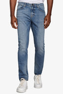 Pantaloni denim blu medio-Dan John
