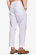 Pantaloni misto lino bianco-Dan John