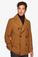 Peacoat doppiopetto ocra-Dan John