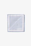 Pochette micro check celeste-Dan John
